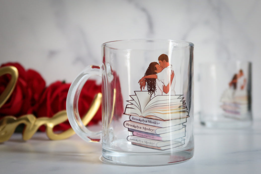 Love in Pages Clear Mug (Glass Mug)